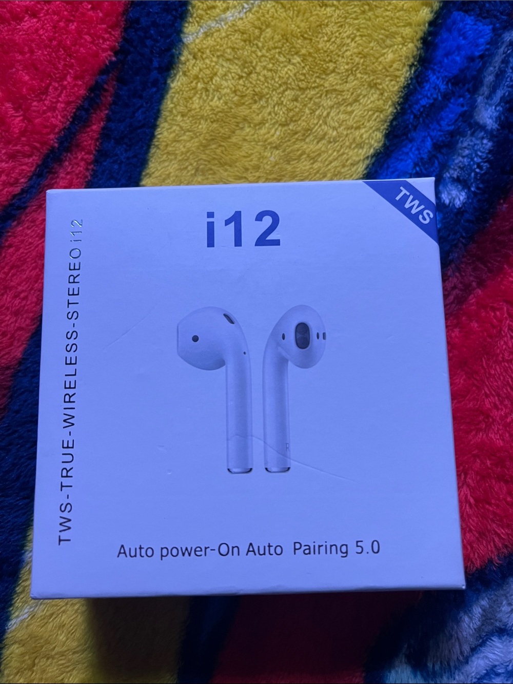 TWS Wireless Earbuds — White Bluetooth Headset with Auto Pairing